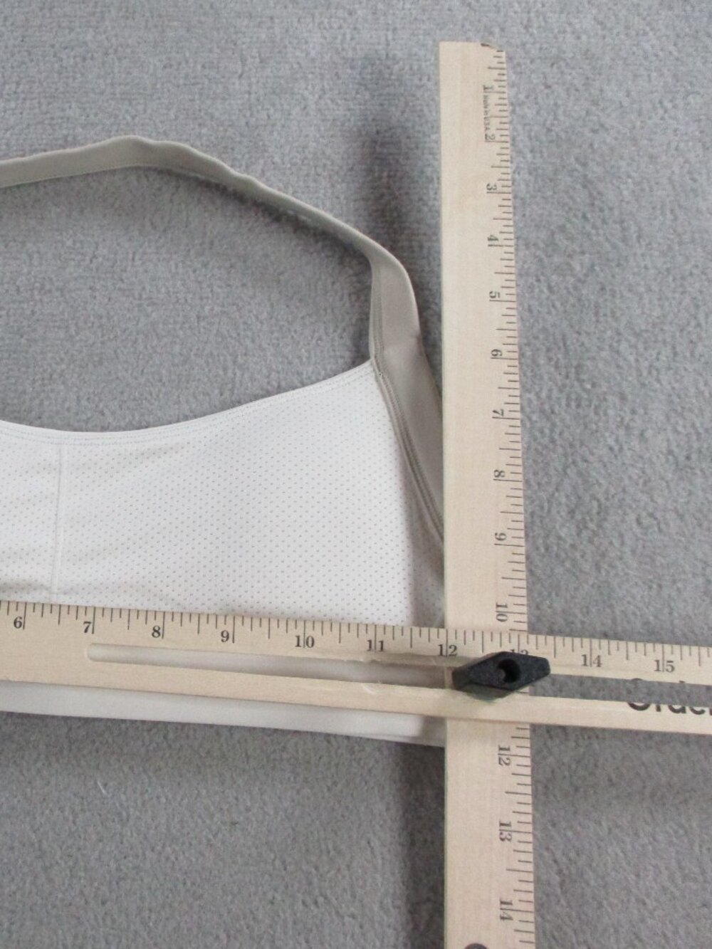 CSB Crop Shop Boutique Form Alani Crop Top Womens Small Two Tone Vanilla NEW - Picture 6 of 10